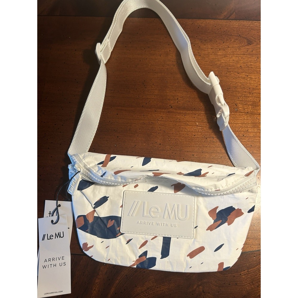 Aloha Collection | LE Mu Terrazzo Pattern  Mini Hip Pack Splash Proof Fanny NEW!